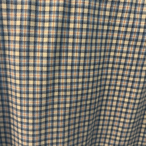 Wrangler Blue Plaid Button-Up Shirt - Picture 3 of 3